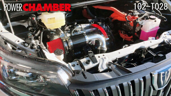 零1000 パワーチャンバー TYPE-2(カーボンタイプ) トヨタ ヴォクシーハイブリッド DAA-ZWR80G/DAA-ZWR80W 2014/02〜 102-T028/102-T028B