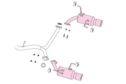 FUJITSUBO authorize A-S WRX S4 DBA-VAG H26.8〜R2.8（2014.8〜2020.8） 【350-63113】 マフラー フジツボ オーソライズ A-S
