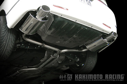 柿本改 KRnoble Ellisse クリスタル オデッセイ UA DBA-RB1 '06 4_M C前 2003/10〜2006/4 【H51362A】 マフラー カキモト カキモト KRノーブルエリッセ クリスタル