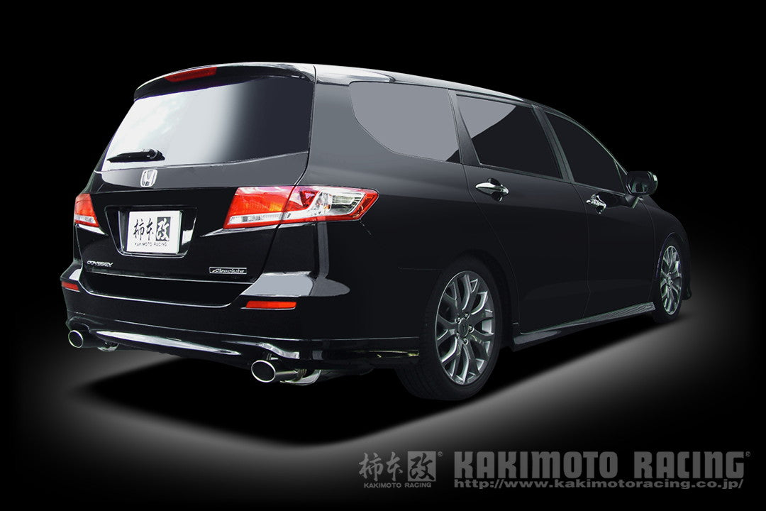 柿本改 KRnoble Ellisse ブラックダイヤ オデッセイ DBA-RB3 2010/4〜2013/11 【H52382C】 マフラー カキモト カキモト KRノーブルエリッセ ブラックダイヤ