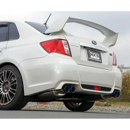 HKS Super Turbo Muffler インプレッサ WRX STI GVB 10/07-14/08 【31029-AF014】 マフラー Super Turbo Muffler エッチケーエス スーパーターボマフラー
