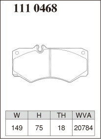 DIXCEL ブレーキパッド Pタイプ メルセデスベンツ Gクラス G463 W463 463247 463248 463249 463241 98/8〜 【1110468】 フロント左右セット