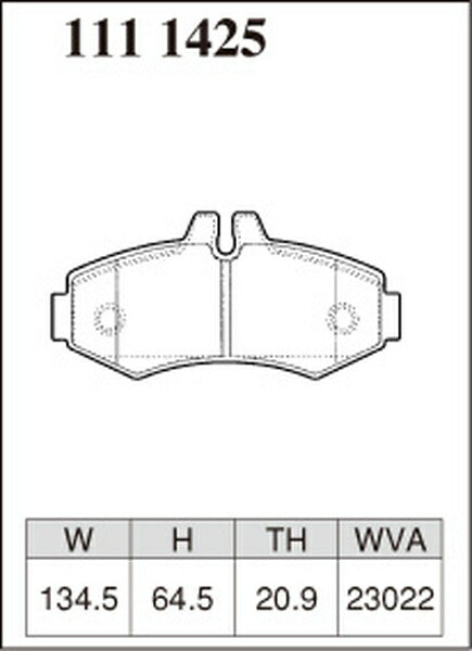 DIXCEL ブレーキパッド ESタイプ MERCEDES BENZ W638 638230/638234/638244/638280/638294 1998〜2003/10 フロント左右セット 1111425
