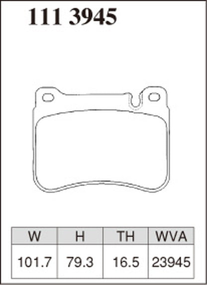 ディクセル Zタイプ フロント左右セット ブレーキパッド W203(ワゴン) 203264 1113945 DIXCEL ブレーキパット