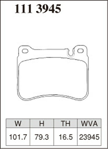 DIXCEL ブレーキパッド Xタイプ MERCEDES BENZ W203(ワゴン) 203261 2001/06〜2005/07 フロント左右セット 1113945