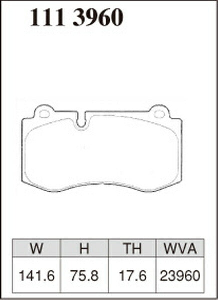 DIXCEL ブレーキパッド Pタイプ MERCEDES BENZ W221 221173 2011/07〜 フロント左右セット 1113960