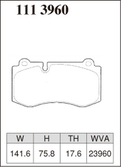 ディクセル Zタイプ フロント左右セット ブレーキパッド W221 221176 1113960 DIXCEL ブレーキパット