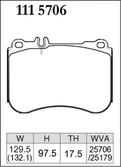 ディクセル Zタイプ フロント左右セット ブレーキパッド W213(ワゴン) 213261 1115706 DIXCEL ブレーキパット
