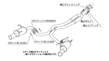 柿本改 Regu.06 & R インプレッサ CBA-GVB 2010/7〜2014/8 【B22338】 マフラー カキモト カキモト レグ06 & R