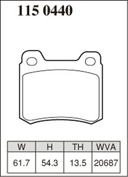 DIXCEL ブレーキパッド Xタイプ MERCEDES BENZ W201 201029 1982〜1993 リア左右セット 1150440