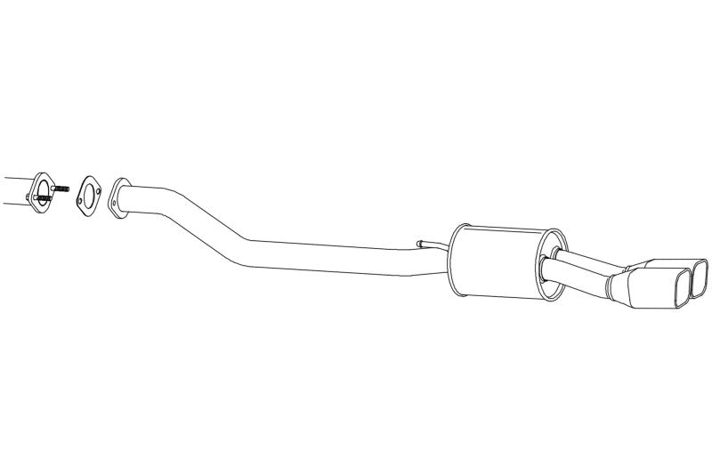 FUJITSUBO authorize A-S ＋BGテールオプション エルグランド CBA-ME51 H16.12〜H22.8（2004.12〜2010.8） 【360-17852×1＋BG-OP×1】 マフラー フジツボ オーソライズ A-S＋BGテールOP
