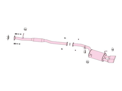 FUJITSUBO authorize A-S エクストレイル DBA-NT31 H19.8〜H25.12（2007.8〜2013.12） 【360-18028】 マフラー フジツボ オーソライズ A-S