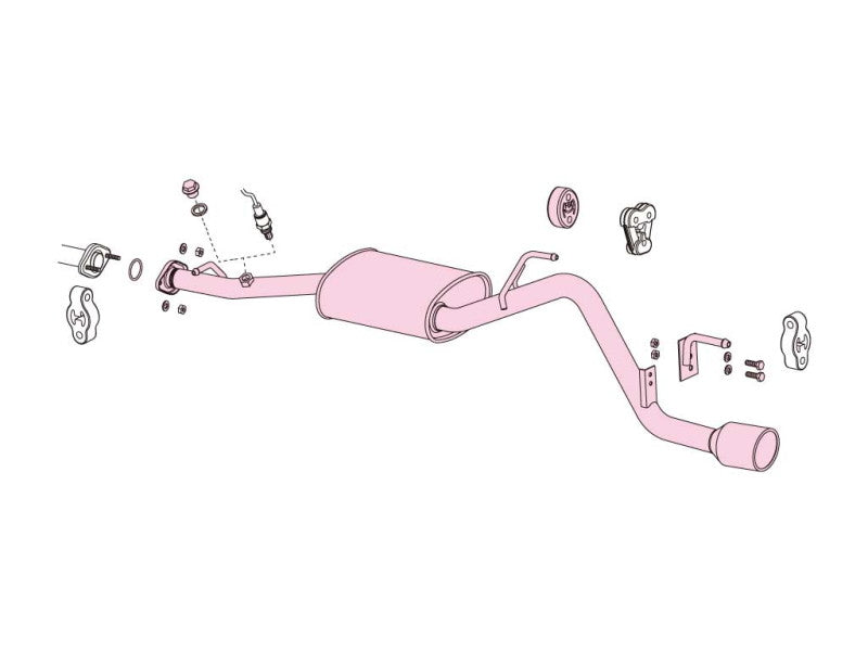 FUJITSUBO authorize A-K ＋BGテールオプション クリッパーリオ ABA-U71W H19.6〜H24.1（2007.6〜2012.1） 【750-10311×1＋BG-OP×1】 マフラー フジツボ オーソライズ A-K＋BGテールOP