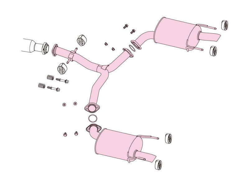 FUJITSUBO authorize A-S ＋BGテールオプション左右 クラウンアスリート DBA-GRS204 H20.2〜H24.12（2008.2〜2012.12） 【360-26081×1＋BG-OP2×1】 マフラー フジツボ オーソライズ A-S＋BGテールOP左右
