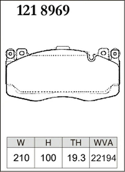 DIXCEL ブレーキパッド Zタイプ BMW F86 KT44 2014/11〜 フロント左右セット 1218969