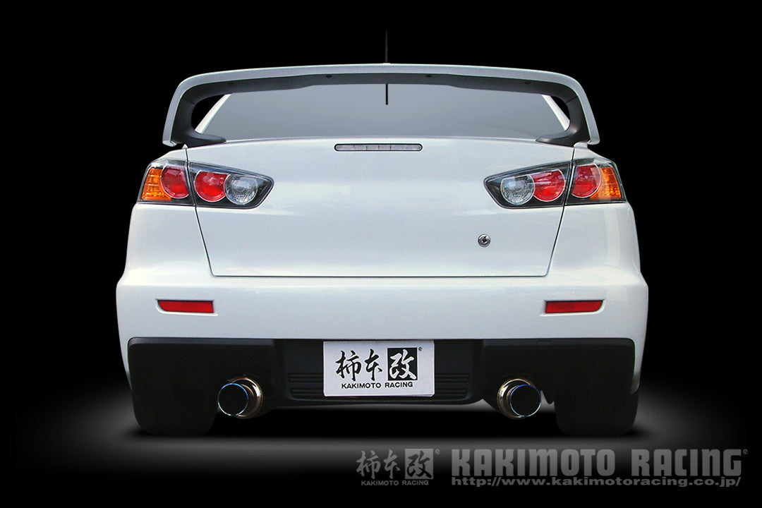 柿本改 Regu.06 & R ランサーエボリューションX CBA-CZ4A '08 9_M C前 2007/10〜2008/9 【M21328】 マフラー カキモト カキモト レグ06 & R