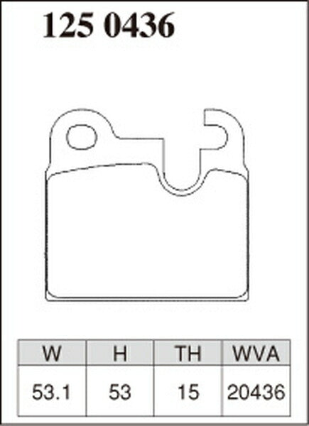 DIXCEL ブレーキパッド Pタイプ BMW E24 C633 1976〜1982/09 リア左右セット 1250436