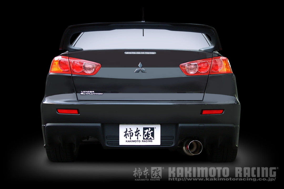 柿本改 HYPER FULLMEGA N1+ Rev. ランサーエボリューションX CBA-CZ4A '08 9_M C前 2007/10〜2008/9 【M31328】 マフラー カキモト ハイパーフルメガN1プラス レブ