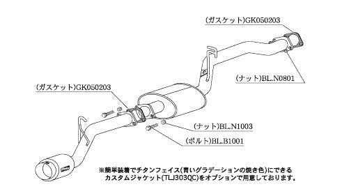 柿本改 hyper GTbox Rev. eKワゴン LA CBA DBA-H81W 2001/10〜2006/10 【M41316】 マフラー カキモト カキモト ハイパーGTボックス レブ