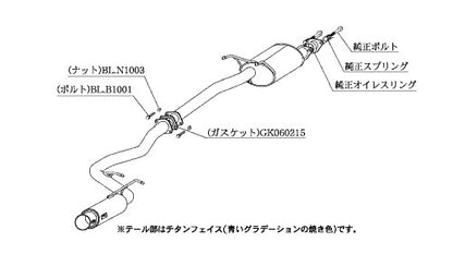 柿本改 GTbox 06&S デリカD5 DBA-CV2W 2011/12〜2019/11 【M44332】 マフラー カキモト カキモト GTボックス 06&S