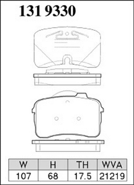 DIXCEL ブレーキパッド Zタイプ AUDI S4 4AAAN 1991〜1995 フロント左右セット 1319330