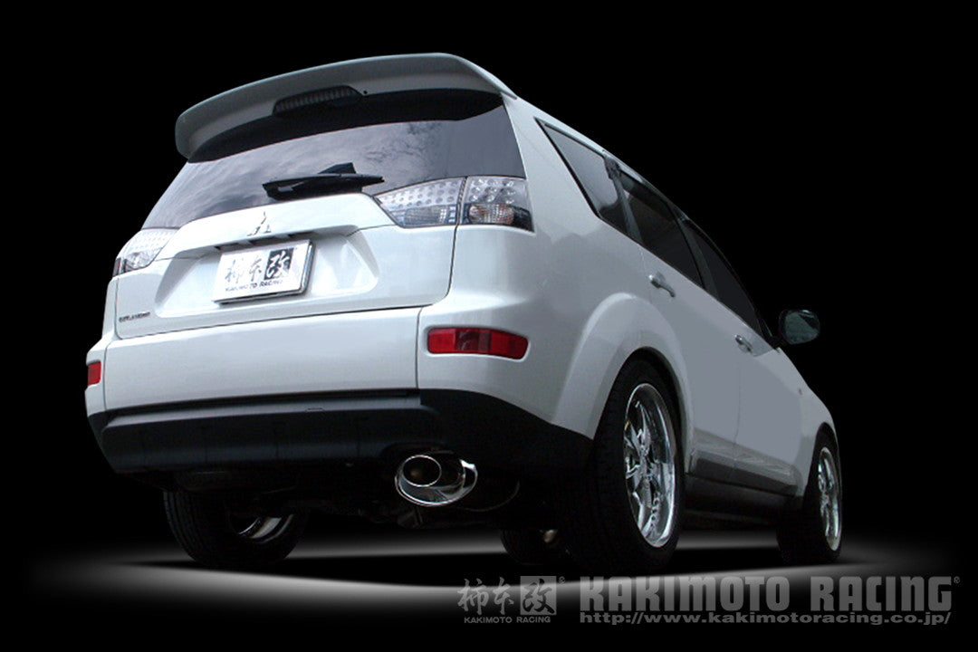 柿本改 KRnoble Ellisse クリスタル アウトランダー DBA-CW5W 2005/10〜2010/3 【M51325A】 マフラー カキモト カキモト KRノーブルエリッセ クリスタル