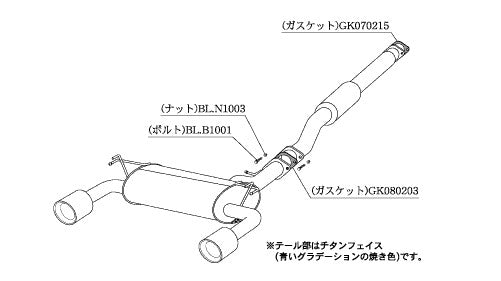 柿本改 Class KR ランサーエボリューションX CBA-CZ4A 2010/4〜2015/9 【M71328】 マフラー カキモト カキモト クラスKR
