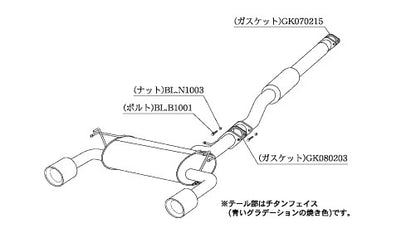 柿本改 Class KR ランサーエボリューションX CBA-CZ4A 2010/4〜2015/9 【M71328】 マフラー カキモト カキモト クラスKR