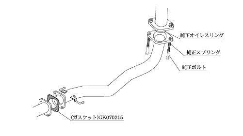 柿本改 フロントパイプ Standard ランサーエボリューション IX IX MR GH-CT9A 2005/3〜2007/10 【MF307】 カキモト カキモト フロントパイプ スタンダード