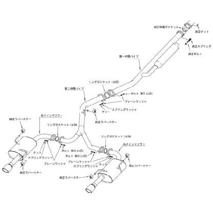 HKS Super Turbo Muffler レヴォーグ VN5 20/11- 【31029-AF015】 マフラー Super Turbo Muffler エッチケーエス スーパーターボマフラー