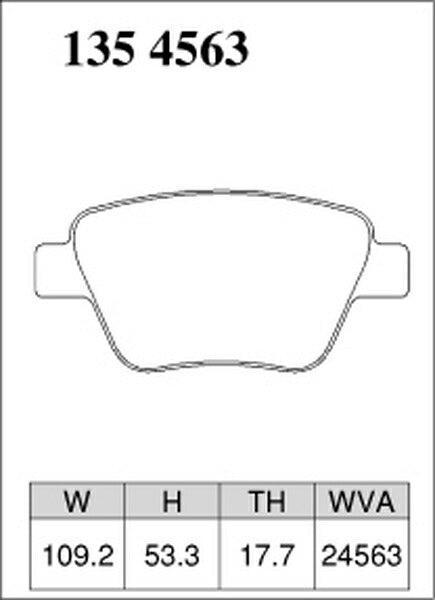 DIXCEL ブレーキパッド Pタイプ VOLKSWAGEN トゥーラン 1TCAV 2009/09〜2012/11 リア左右セット 1354563
