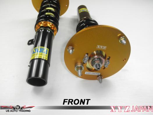 XYZ RSタイプ車高調 BMW 3シリーズ F30 LDA-3A20/LDA-3B20/LDA-3D20/LDA-3X20/LDA-3X28/LDA-3X30/LDA-8A20/LDA-8A30/DBA-3A20/DBA-3B20/DBA-3D20/DB