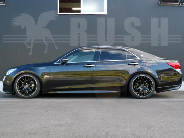 RUSH SEDAN CLASS クラウン ARS210 GRS210 GRS214 AWS210 H24〜H30 車高調キット 1台分セット