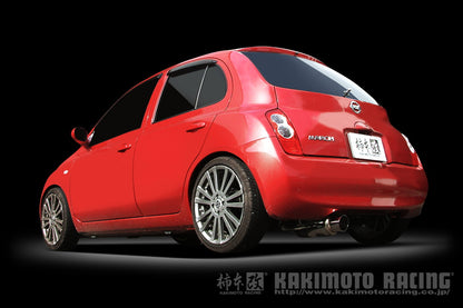 柿本改 hyper GTbox Rev. マーチ UA CBA-AK12 '05 8_M C前 2002/3〜2005/8 【N41360】 マフラー カキモト カキモト ハイパーGTボックス レブ