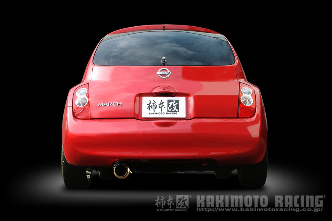 柿本改 hyper GTbox Rev. マーチ UA CBA DBA-AK12 '05 8_M C後 2005/8〜2007/6 【N41360】 マフラー カキモト カキモト ハイパーGTボックス レブ