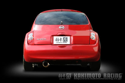 柿本改 hyper GTbox Rev. マーチ UA CBA-AK12 '05 8_M C前 2002/3〜2005/8 【N41360】 マフラー カキモト カキモト ハイパーGTボックス レブ
