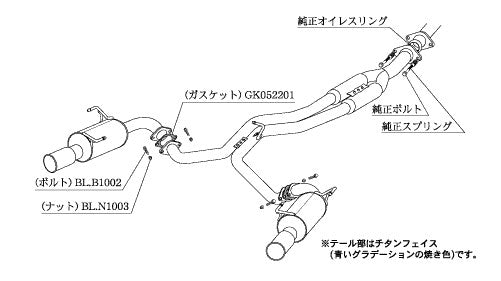 柿本改 Regu.06 & R フォレスター DBA-SJG 2012/11〜2018/7 【B22349】 マフラー カキモト カキモト レグ06 & R