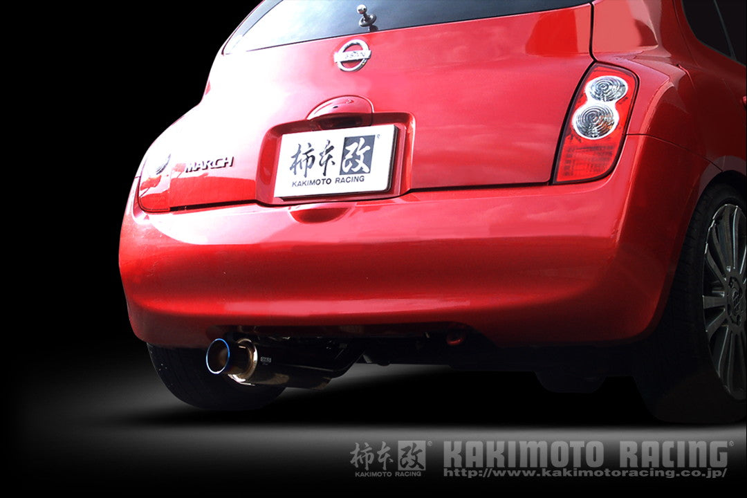 柿本改 GTbox 06&S マーチ UA CBA DBA-AK12 '05 8_M C後 2005/8〜2007/6 【N42360】 マフラー カキモト カキモト GTボックス 06&S