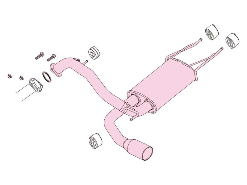 FUJITSUBO authorize A-S アクセラスポーツ DBA-BLFFW H23.9〜H25.11（2011.9〜2013.11） 【360-42622】 マフラー フジツボ オーソライズ A-S