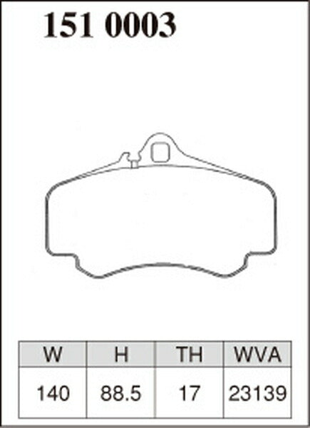 DIXCEL ブレーキパッド ESタイプ PORSCHE 911 996 2000〜2003 フロント左右セット 1510003