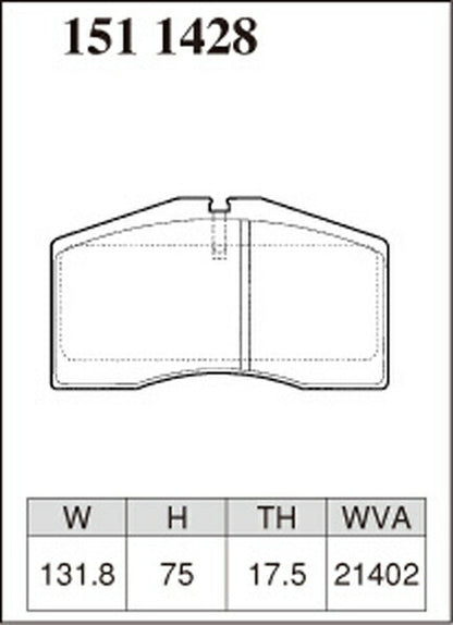 DIXCEL ブレーキパッド REタイプ PORSCHE 911 964 1993〜1995 フロント左右セット 1511428