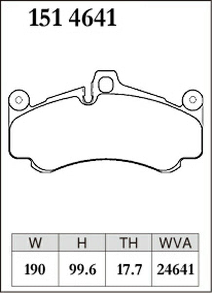DIXCEL ブレーキパッド Pタイプ PORSCHE 911 997M9777 2009/07〜 フロント左右セット 1514641