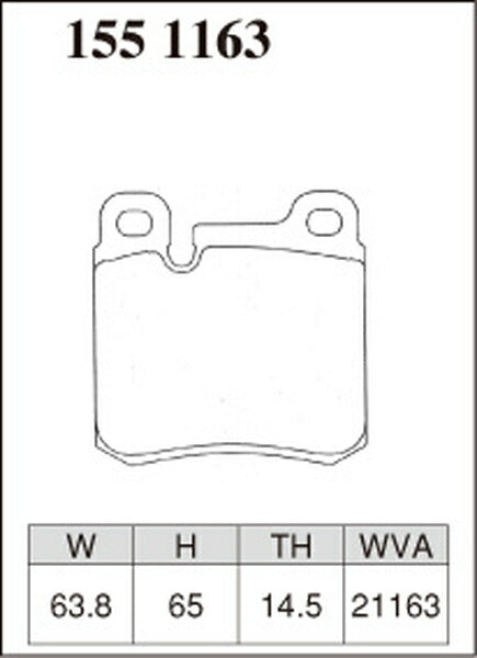 DIXCEL ブレーキパッド Pタイプ PORSCHE 911 964A/964K/964AK 1989/08〜1991/07 リア左右セット 1551163