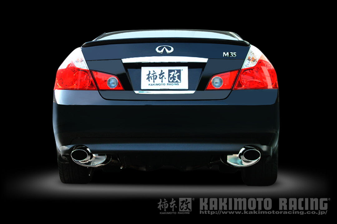 柿本改 KRnoble Ellisse クリスタル フーガ CBA-PY50 2004/10〜2007/12 【N51374A】 マフラー カキモト カキモト KRノーブルエリッセ クリスタル