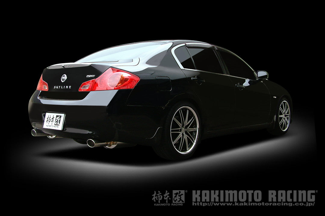 柿本改 KRnoble Ellisse ブラックダイヤ スカイライン セダン(4ドア) DBA-V36 2006/11〜2010/3 【N51375C】 マフラー カキモト カキモト KRノーブルエリッセ ブラックダイヤ