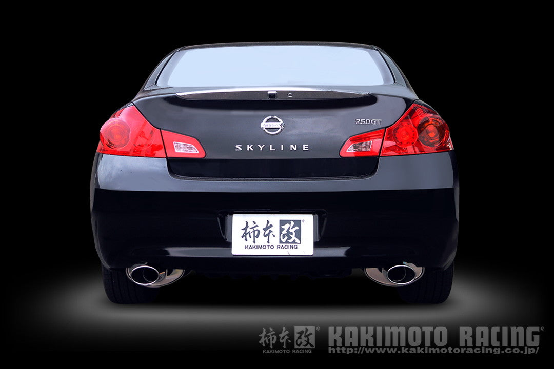 柿本改 KRnoble Ellisse クリスタルAB スカイライン セダン(4ドア) DBA-PV36 2006/11〜2008/12 【N51375B】 マフラー カキモト カキモト KRノーブルエリッセ クリスタルAB