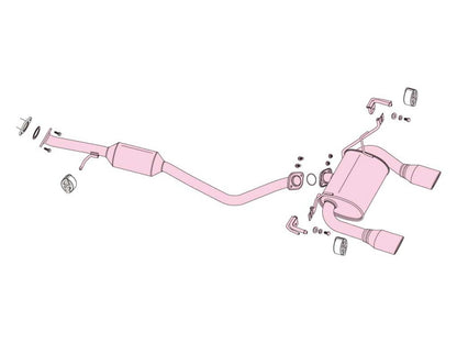 FUJITSUBO authorize A-R ＋BGテールオプション左右 C-HR DBA-NGX50 H28.12〜R1.10（2016.12〜2019.10） 【550-20653×1＋BG-OP2×1】 マフラー フジツボ オーソライズ A-R＋BGテールOP左右