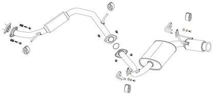 FUJITSUBO authorize A-R C-HR DBA・3BA-NGX10 H30.5〜（2018.5〜） 【550-20657】 マフラー フジツボ オーソライズ A-R