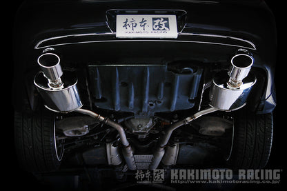 柿本改 KRnoble Ellisse ブラックダイヤ スカイライン セダン(4ドア) DBA-PV36 2006/11〜2008/12 【N51375C】 マフラー カキモト カキモト KRノーブルエリッセ ブラックダイヤ