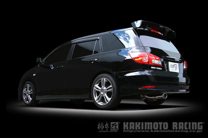 柿本改 KRnoble Ellisse クリスタル ウイングロード DBA-Y12 2005/11〜2010/3 【N51379A】 マフラー カキモト カキモト KRノーブルエリッセ クリスタル